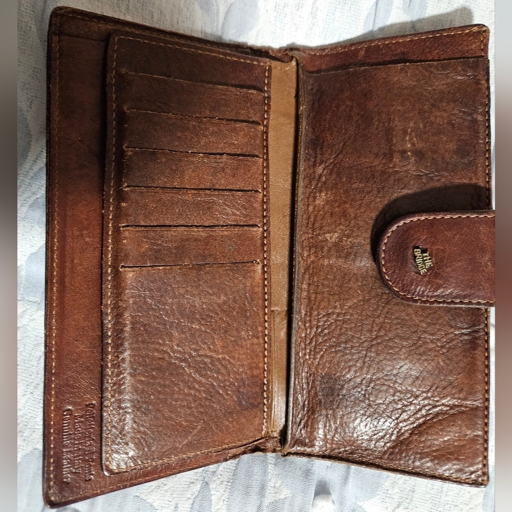 The Bridge Brown Leather Wallet - Picture 4 of 7
